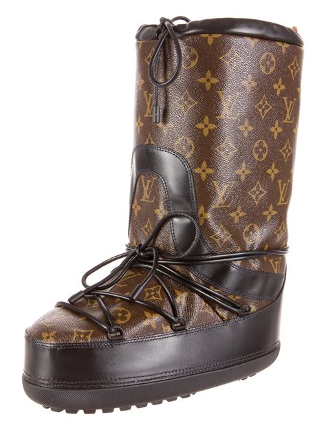 louis vuitton fur lined boots